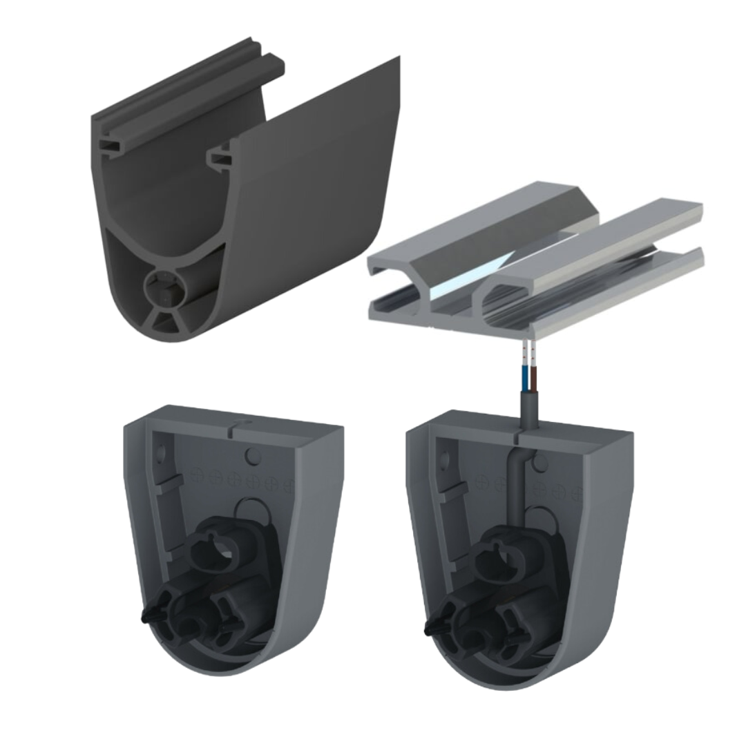 aso sentir safety edge kit (ks4) 2500mm for automatic gates