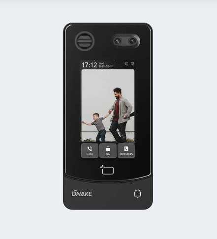dnake s414 facial recognition door station with 4.3” touchscreen