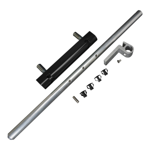 Locinox VSF Black as a hot-dip galvanised drop bolt for gate extra security